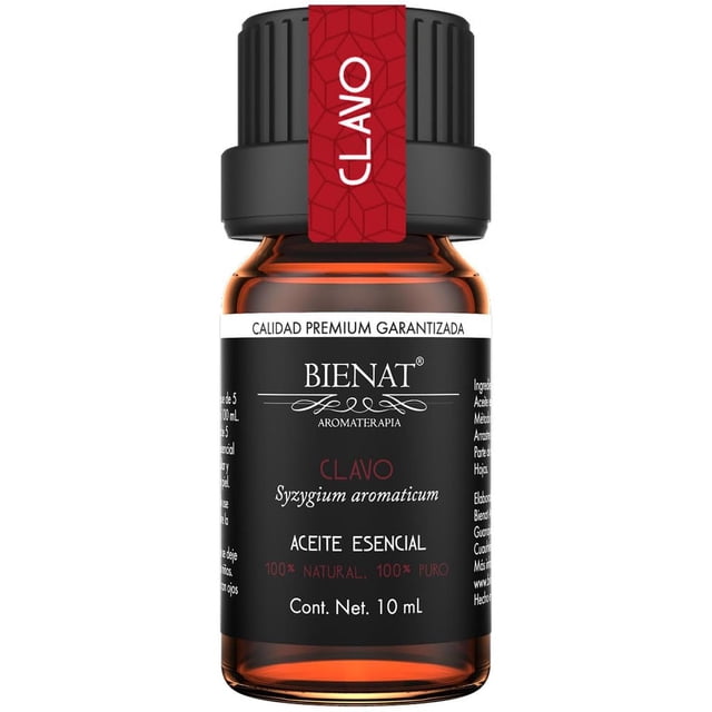 Aceite Esencial BIENAT Clavo Puro y Concentrado para Aromaterapia