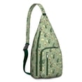 thumbnail image 1 of Cute Avocado Sling Backpack - Playful Kawaii Illustration, Multi-Functional Shoulder Bag, 1 of 4