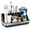 Black Silver, variant on Bathroom Countertop Organizer - Detachable 7 Slots Kids Electric Toothbrush and Toothpaste Holde Drainage for Bathroom Accessories Organization Counter Vanity Storage, Woodgrain