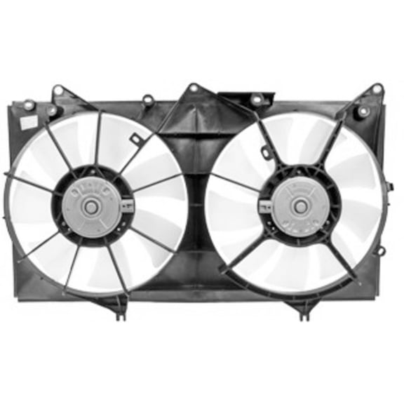 For Infiniti G35 Nissan 350Z Cooling Fan Assembly - BuyAutoParts