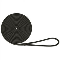 Extreme Max 30062117 BoatTector Double Braid Nylon Dock Line - 1/2 x 20 Black 1
