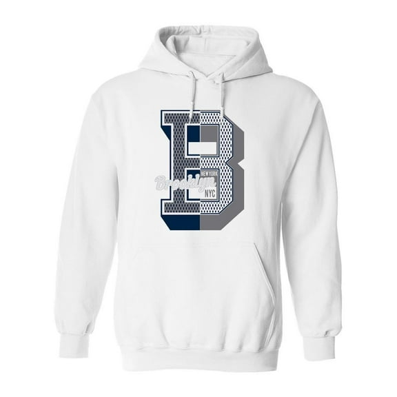 B Brooklyn Hoodie Men -Image by Shutterstock, Male Medium