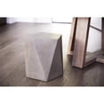 thumbnail image 2 of Moe's Home Collection Tabouret d'Extérieur Contemporain en Pierre Gris, 2 of 8