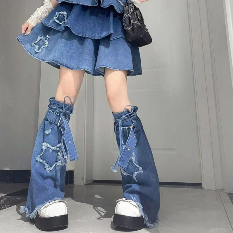 Leg warmers with clearance jeans