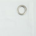 thumbnail image 4 of Archaeo Slub Textured Linen Blend Grommet Top Curtain, 52"x108", White, 4 of 8