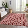 thumbnail image 6 of Addison Rugs Mayfield Premium Machine Washable Transitional Swirls Red Rectangle Rug, 10' x 14', 6 of 6