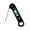 Black, variant on Precise Food Thermometer, Foldable Probe Sensor, Waterproof Backlit Gauge, Auto-poweroff Temp Detector For BBQ Baking Cooking Grilling Kitchen Indoor Scenes