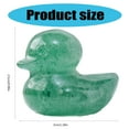 thumbnail image 3 of Aventurines Ducks Statues, Miniature Crystal Sculptures for Home Decoration and Duck Collectors, 3 of 6