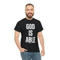thumbnail image 4 of DJH Apparel | God Is Able Inspirational Christian Unisex T-shirt, 4 of 6