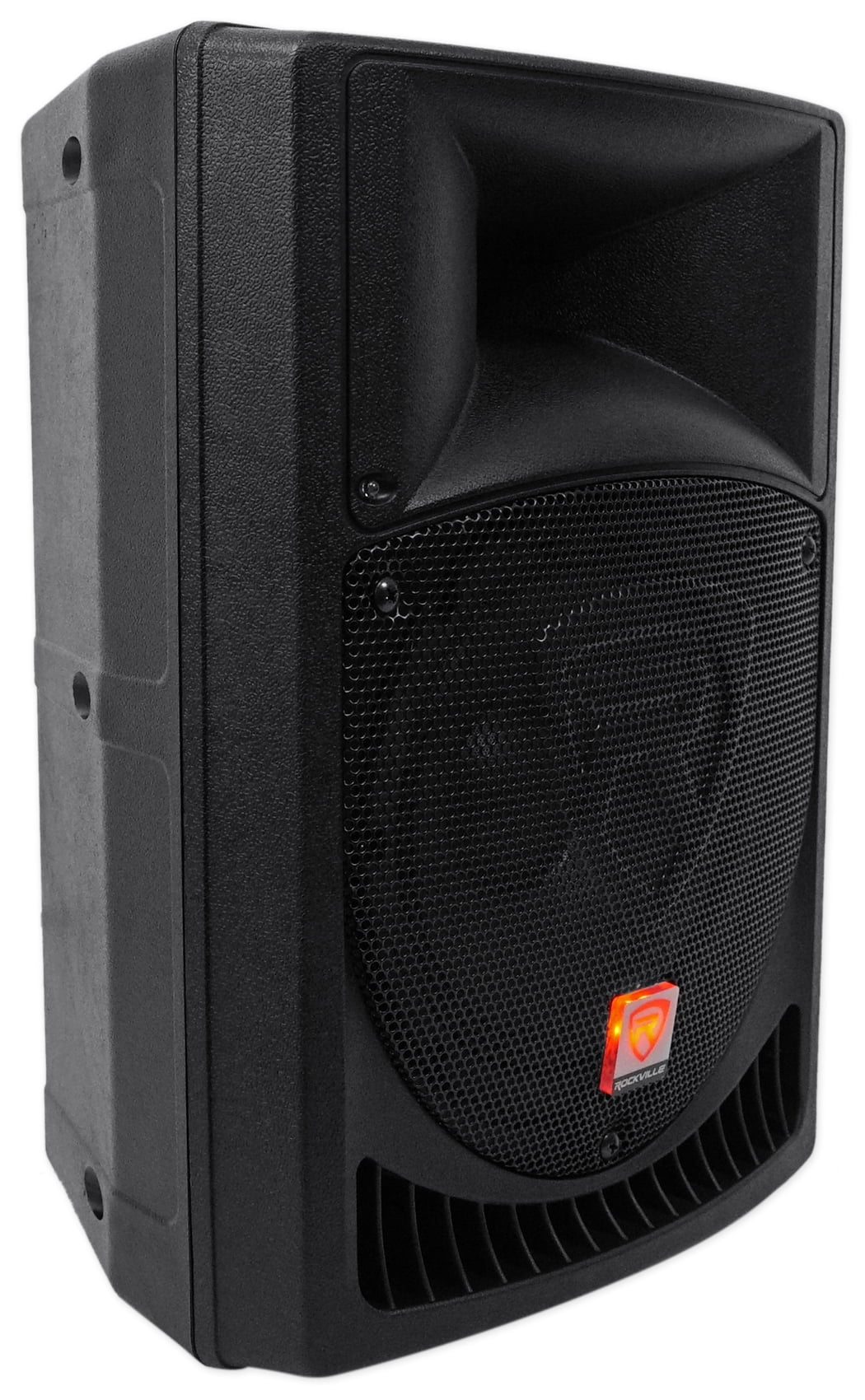 (2) Rockville RPG8 8" Powered Active 400 Watt DJ PA Speakers+Active Subwoofer