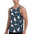 thumbnail image 2 of Gaeub Friendly Sharks Men's Athletic Tank Top, Workout Sleeveless Shirts, Running Tank Tops for Gym, Running, Training - Medium, 2 of 9