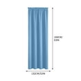 thumbnail image 3 of Xuniizn Blackout Curtains for Bedroom Thermal Insulated - Nylon,Spandex Black Out Curtains 2 Panels Set Room Darkening Window Curtains for Living Room, 3 of 6