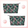 thumbnail image 2 of Picia Rose Flowers Printed Cosmetic Bags for Women Makeup Bag Large Capacity Purse Travel Toiletry Zipper Storage Pouch Make up Brushes Organizer for Gifts, 2 of 6