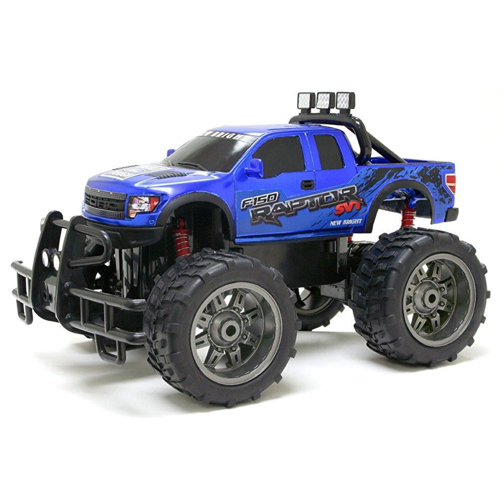 New Bright 110 Scale Black And Green Ford Raptor Truck Rc Vehicle