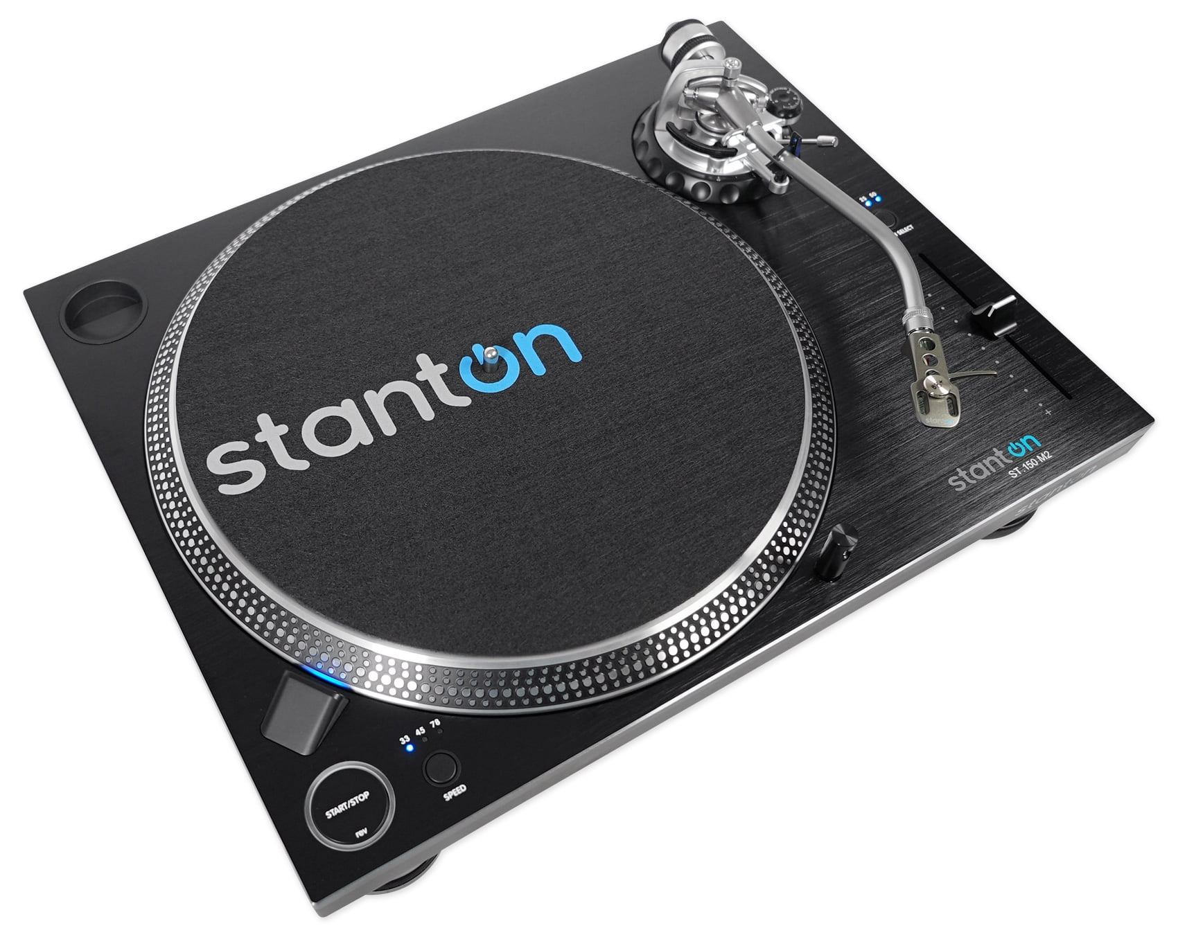 Stanton ST.150 M2 Direct Drive DJ Turntable+Audio Technica Over