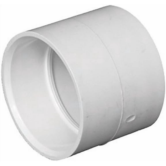 Charlotte Pipe Schedule 40 3 in. Hub x 3 in. Dia. Hub PVC Coupling