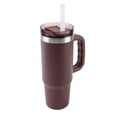 thumbnail image 5 of Ozark Trail 30 oz Stainless Steel Insulated Tumbler with Handle, Maroon, 5 of 10