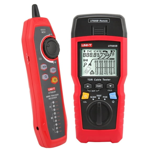 UNI-T UT685B KIT Testeur de Câble TDR Portatif, Inspection de Câble, Localisateur de Ligne Coaxiale