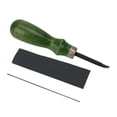 thumbnail interactive-video image 1 of Oumefar Craft Edge Beveler Leathercraft Edge Beveler Wood Handle Craft 1 of 13