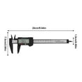 thumbnail image 4 of Vernier Caliper Electric Digital Display Ruler Portable Crafting Woodworking Measuring Caliper Ruler, 0-150mm, 4 of 9