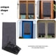 thumbnail image 5 of Cortina opaca para puerta, para privacidad, con aislamiento térmico, para puerta y ventana, para frente de vidrio, corrediza, para patio, color blanco, 5 of 8