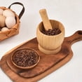 thumbnail image 5 of Eco-Friendly Bamboo Garlic Masher with Pestle - Efficient & Versatile Kitchen Tool for Crushing Garlic, Ginger & Spices, Easy to Clean, Durable Construction, Medium Size (10.5*10.5cm) - Ideal Home, 5 of 5