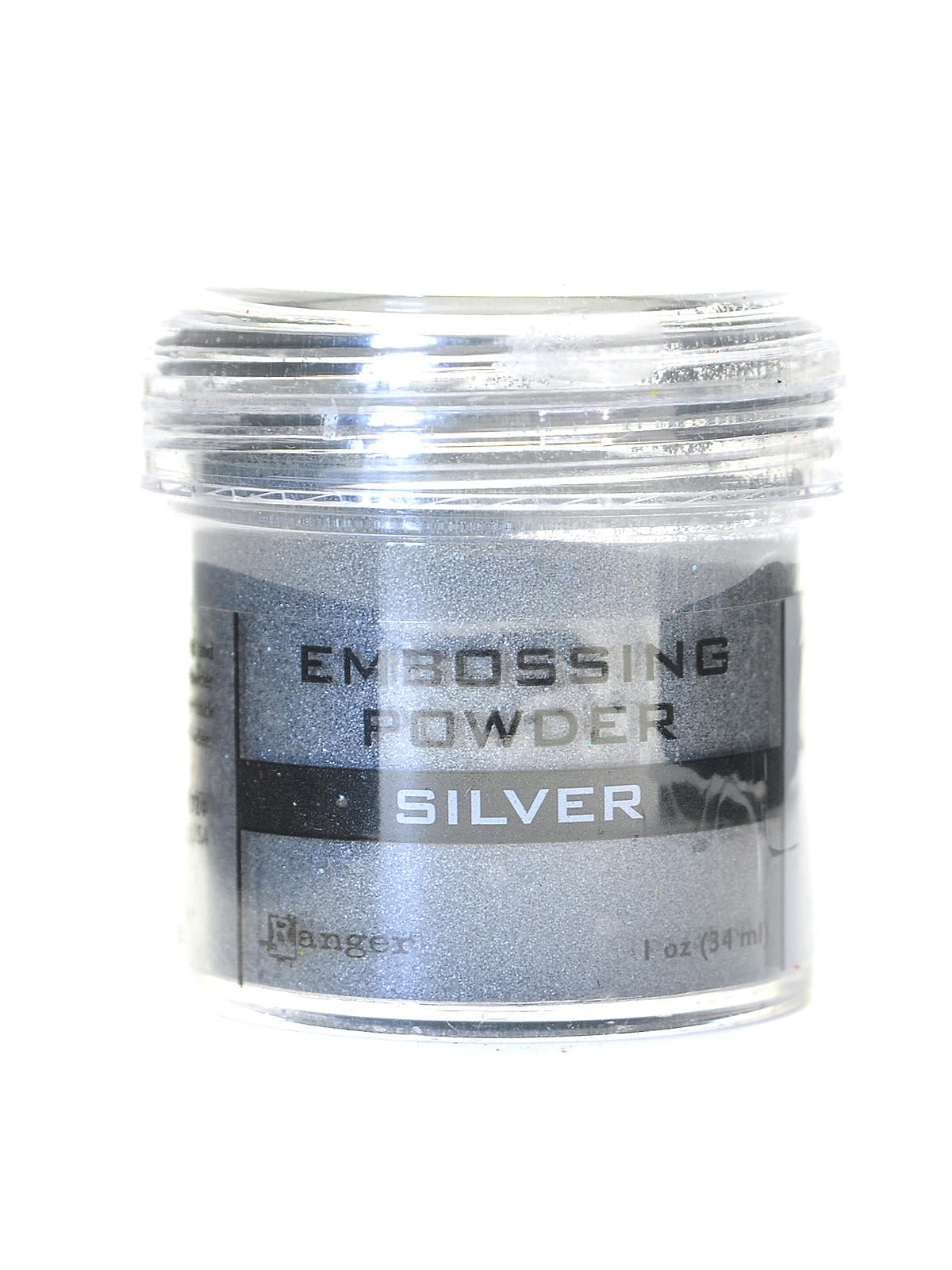 Basics Embossing Powder silver, 1 oz., jar (pack of 3)