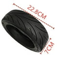 thumbnail image 2 of 2X No Inflation Explode Proof Tire Compatible for Max G30 60/70-6.5 Black Vacuum Tire with Valve, 2 of 7