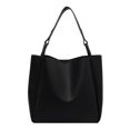 thumbnail image 5 of QWZNDZGR Simple And Fashionable Retro Women's Bag 2022 New High-Capacity Shoulder Bag Underarm Bag Japanese Texture Commuter Bucket Bag, 5 of 7