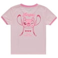 thumbnail image 2 of Disney Girls Lilo & Stitch Soccer Jersey T-Shirt - Girls Sizes 4-16, 2 of 7