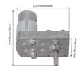 thumbnail image 3 of Motor eléctrico cuadrado LANNMXG 12v 10 rpm Metal plateado, 3 of 4