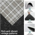 thumbnail image 3 of Gray White Plaid Checkered Pattern Kitchen Rugs Sets Of 3,Kitchen Runner Rugs Non Skid Washable,Decorative Kitchen Floor Mats for Kitchen,Sink,Laundry,17"x30"+ 17"x47" + 17"x59", 3 of 6