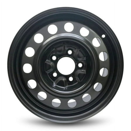 New 16x6.5 inch Wheel for Hyundai Elantra (11-17) Black Painted Steel Rim