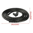 thumbnail image 2 of Ikohbadg Cable Management Sleeve, Wire Organizer for Home and Office, Protective Cord Wrapper, Easy Installation, Travel and Desk Cable Organizer, Pet-Proof Cable Protector, 2 of 2