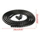 thumbnail image 2 of Wmhnj Funda para gestin de cables de 3 m en espiral para organizador de cables de escritorio, protector de cable de alimentacin a prueba de mordeduras de mascotas, corte a medida, instalacin DIY, 2 of 7