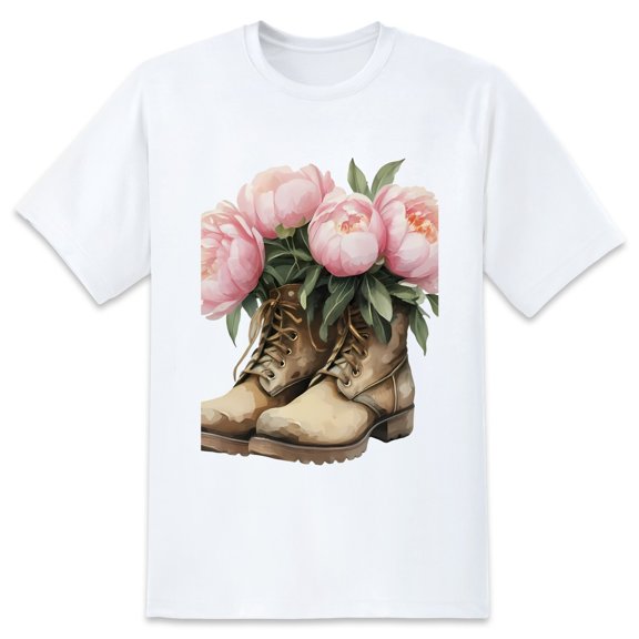 Men's Graphic TeeFlowers (2) Letter Print T-Shirts Round Neck Short Sleeves Sizes XS-5XL Summer Daily Casual Tops
