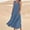 *Blue, variant on U Women's Solid Color Scoop Neck Sleeveless Loose Fit Maxi Dress with Pockets ,Casual Summer Long Dress Green^,Womens Plus XXXL