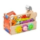 thumbnail image 2 of Juego de Herramientas de madera para niños, tornillos de juguete, juguete de desmontaje, construcción educativa temprana, juguete de construcción para, 2 of 9