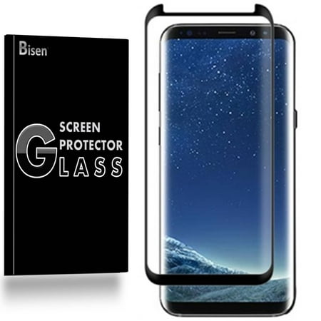 Samsung Galaxy Note 8 [BISEN] 3D Curved Full Cover Tempered Glass Screen Protector [Case Friendly], Edge-To-Edge Protect, Anti-Scratch,