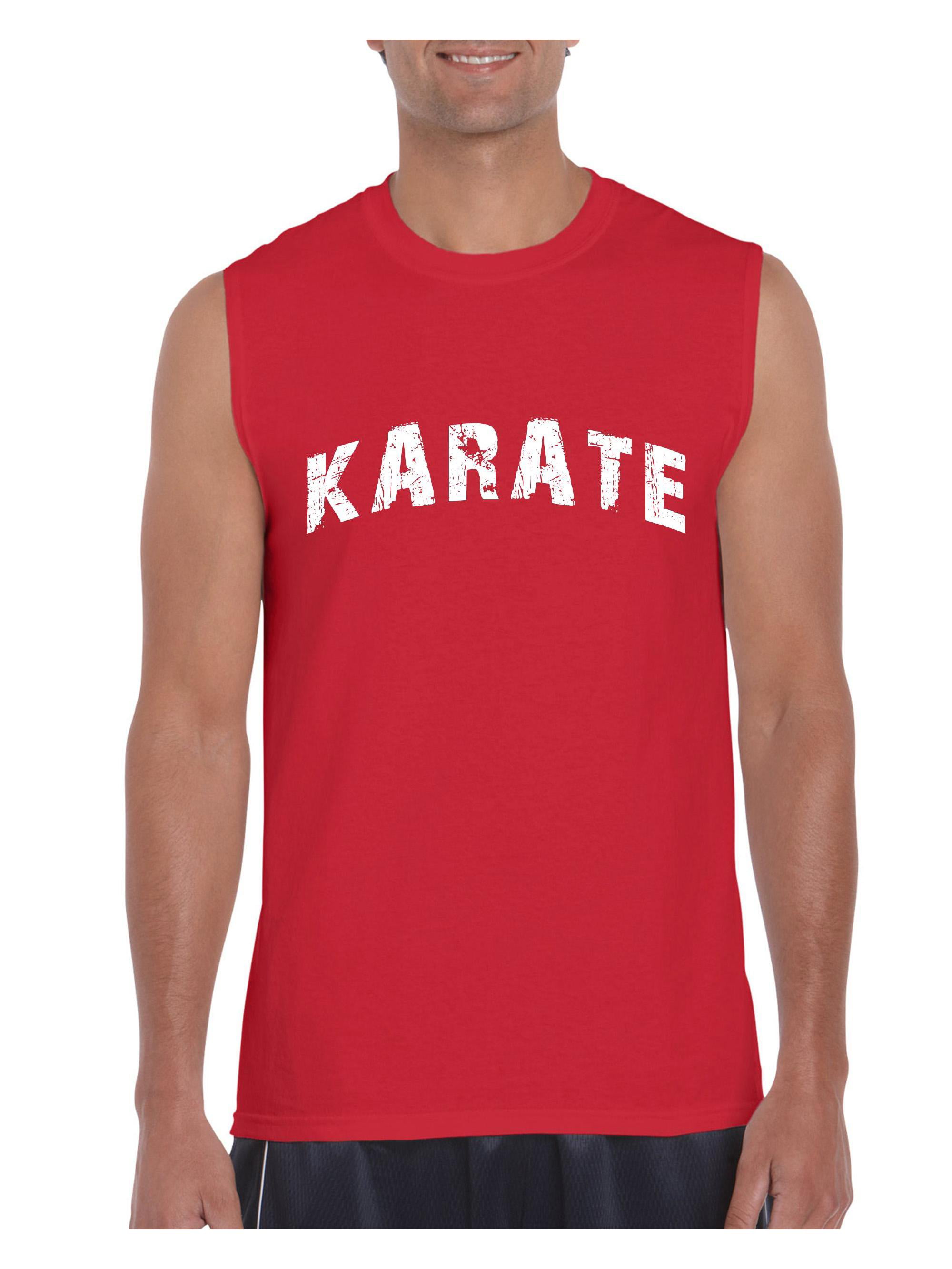 Mens Vintage Style Karate Tank Top Loose Fit 100% Cotton Waistcoat for Mens 