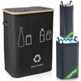 thumbnail image 1 of CMINAUS Recycling Bin for Kitchen-Black, 1 of 8