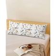 thumbnail image 5 of Spring Bird Body Pillow Cover 20 x 60 Inch Decorative Pillow Cover Retro Leaf Flower Branch Animal Watercolor Lumbar Pillowcase Seasonal Rectangle Cushion Case for Couch Sofa Bed Living Room, 5 of 7