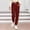 Wine, variant on Sweatpants for Women Elastic Waist Drawstring Cuffed Pants Casual Straight Leg Solid Color Sport Trousers