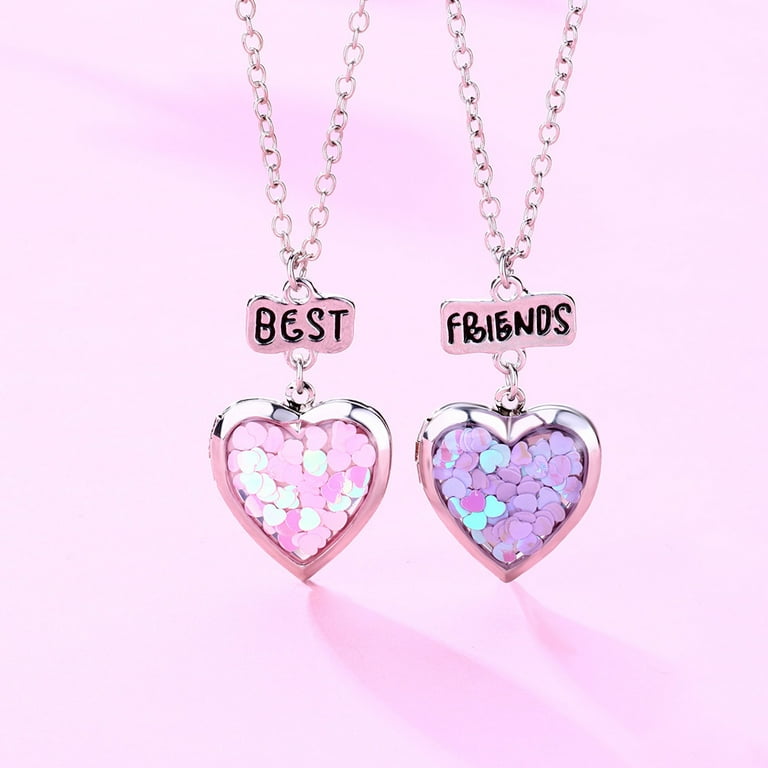 Heart shaped necklace clearance walmart