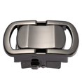 thumbnail image 2 of Slide Click Buckle Automatic Alloy Belt Accessory Ratchet Belt Buckle for Men, 2 of 9