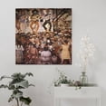 thumbnail image 5 of Diego Rivera 《Day Of The Dead Mural Painting》Wall Art Prints Poster Canvas Poster Wall Art Picture Prints Hanging Photo Gift Decor Home Posters Artworks 16x16inch(40x40cm), 5 of 5