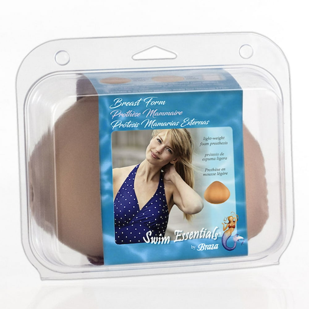 Braza - Braza Swimwear Mastectomy Foam Breast Foam Bra Insert Pads, Size 4 - Walmart.com