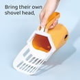 thumbnail image 6 of Cat Litter Scoop with Bag Holder, Deep Shovel, w/15 Litter Bags, Large Capacity,Durable and Cute, Plastic Cat Scooper for Litter Box with Stand, Great for Scoop Away Cat Litter,Poop Sifting, 6 of 8