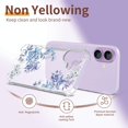 thumbnail image 5 of for iPhone 17 Case,[3 in 1] with Screen Protector & Camera Lens Protector, Flower Pattern Design,Clear Soft Shockproof Slim Floral Phone Cover for Women Girls 2025 6.3"(Magnolia/Blue), 5 of 13