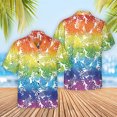 thumbnail image 3 of Camisa hawaiana divertida para hombre, sudadera playera con estampado de gato y música en 3D, camisa de manga corta de diseñador callejero, ropa para hombre de alta calidad, 3 of 5